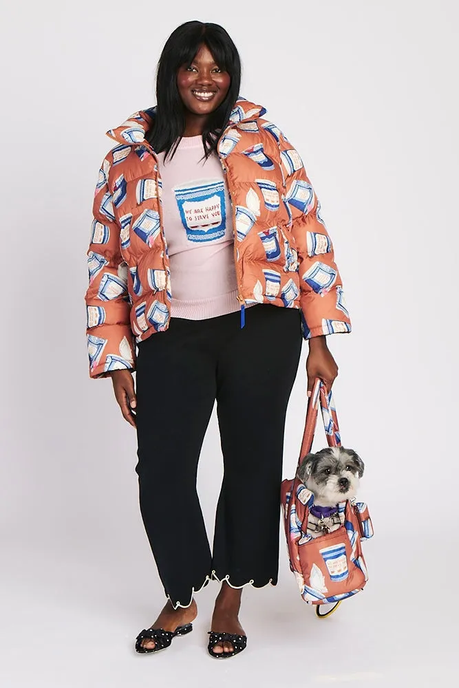 Little Beast x Rachel Antonoff Puffer Dog Carrier