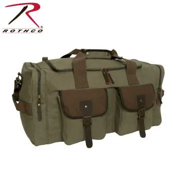 Long Journey Canvas Travel Bag - Olive Drab