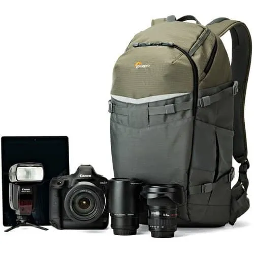 Lowepro Flipside Trek BP 450 AW Backpack (Gray/Dark Green)