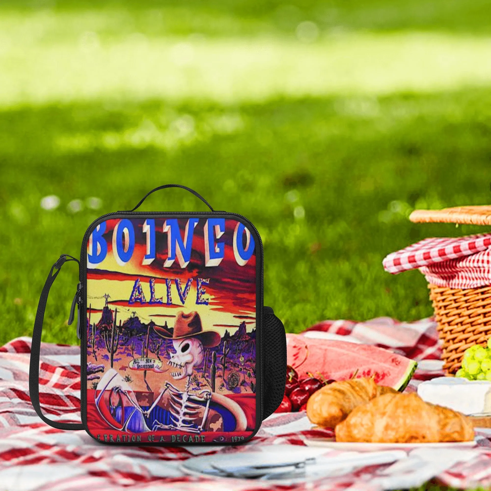 Lunch Bag-All-Over Print-Lunch Box Bag with Bottle Holder-Spacious-Goth Oingo Boingo