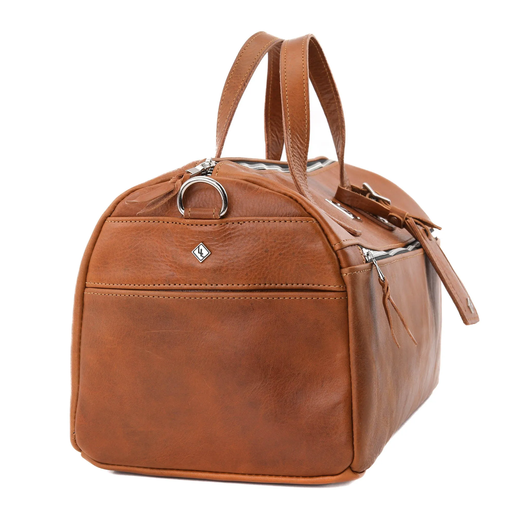 Luxury Leather Duffel Bag