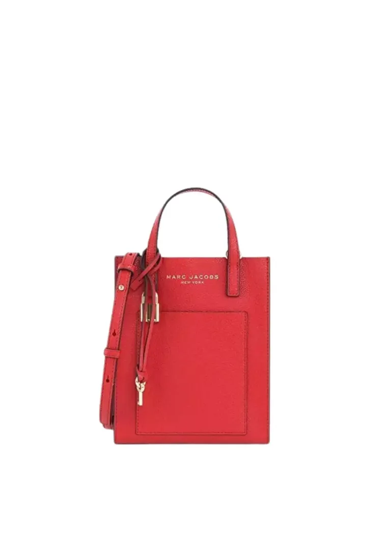 Marc Jacobs Micro Mini Grind Tote Crossbody bag In Savvy Red H001L03FA22