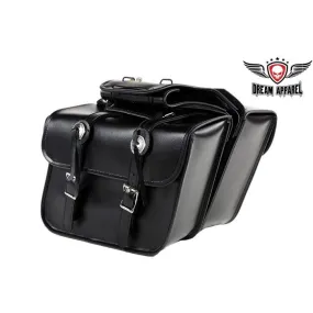 Medium Motorcycle Saddlebag With Concho