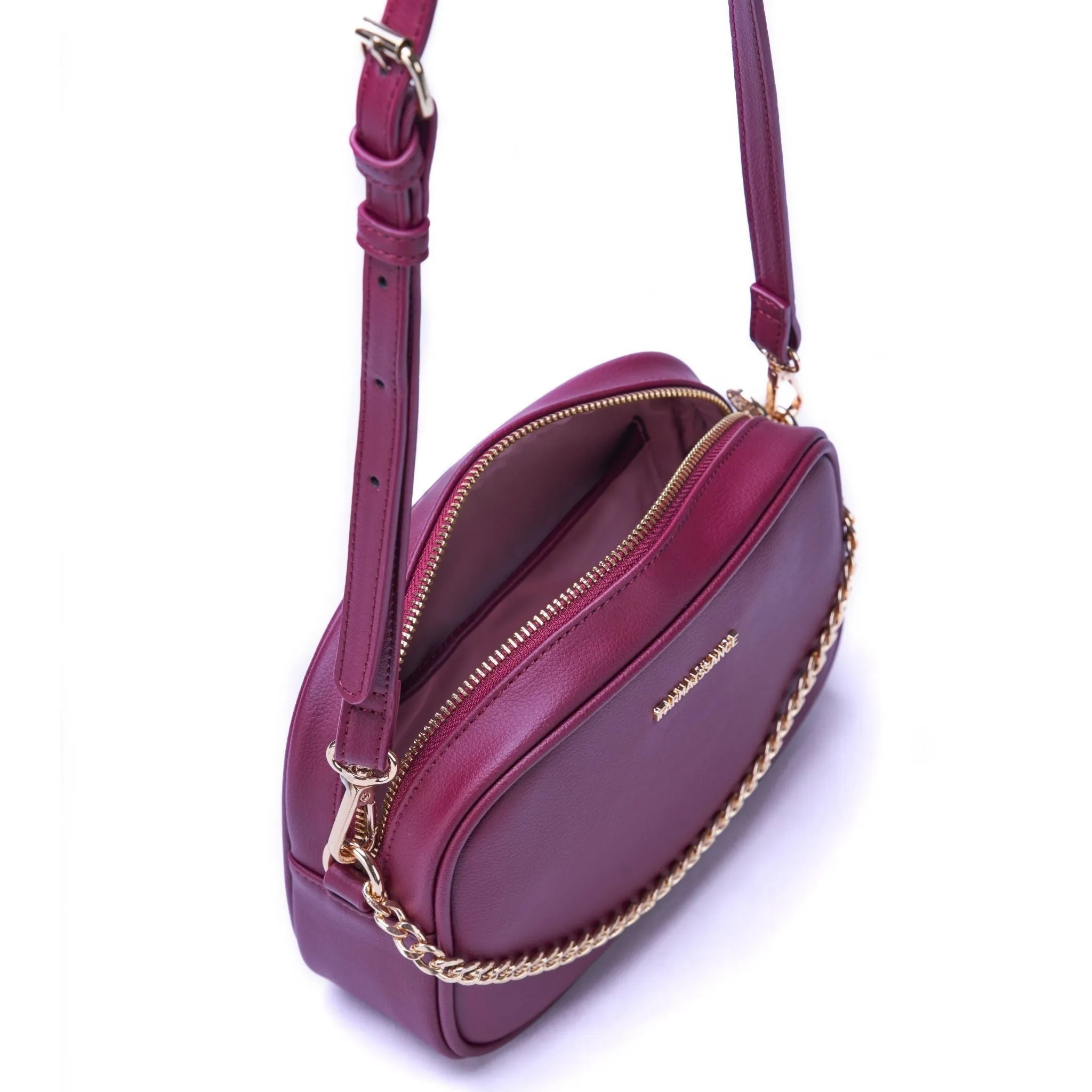 Melinda Camera Bag ⎮ Grape Leather