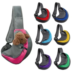 Mesh Sling Travel Pet Carrier