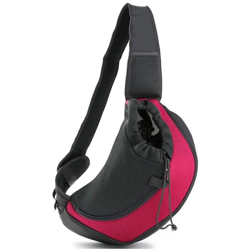 Mesh Sling Travel Pet Carrier