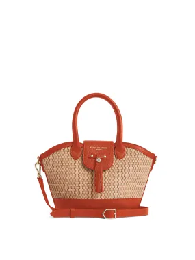 Mini Windsor Basket Bag - Sunset Orange