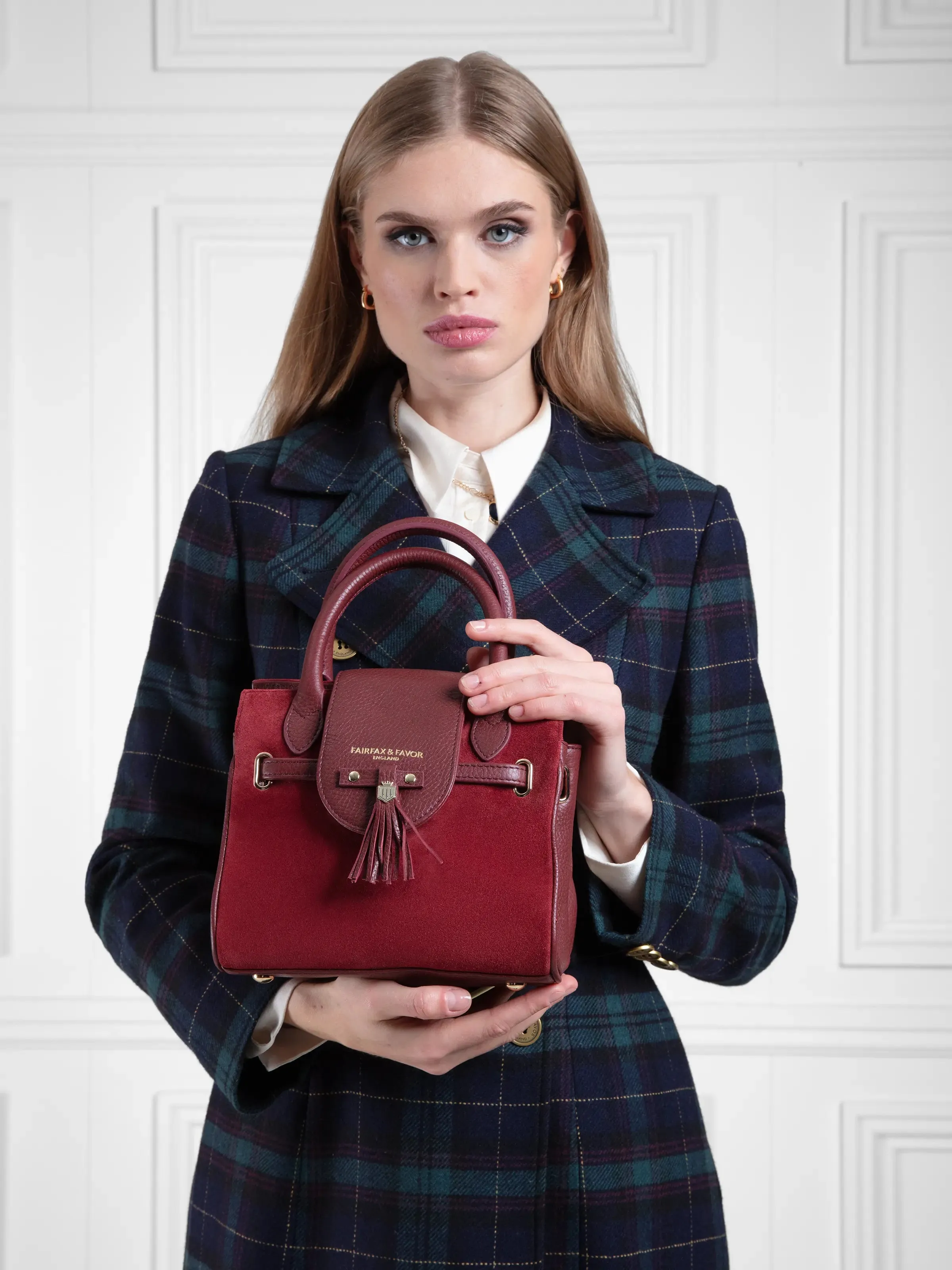 Mini Windsor Handbag - Ruby