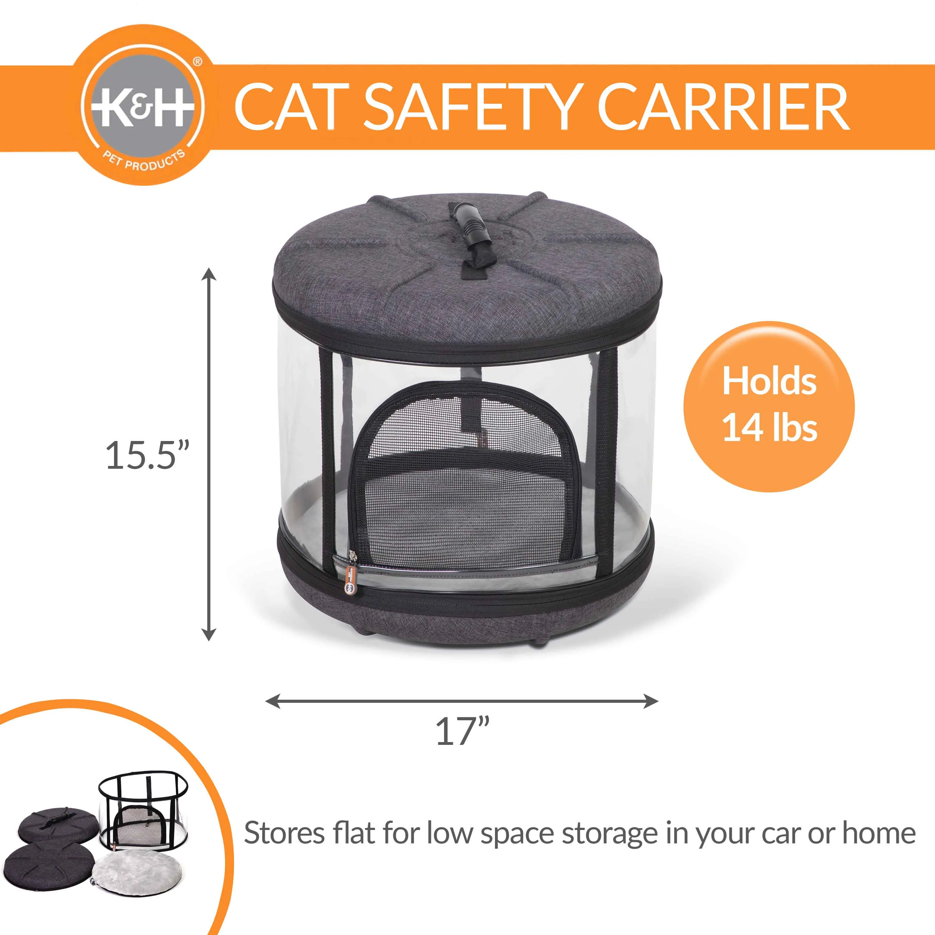 Mod Cat Capsule Soft Sided Hideaway and Carrier - NEW!!!