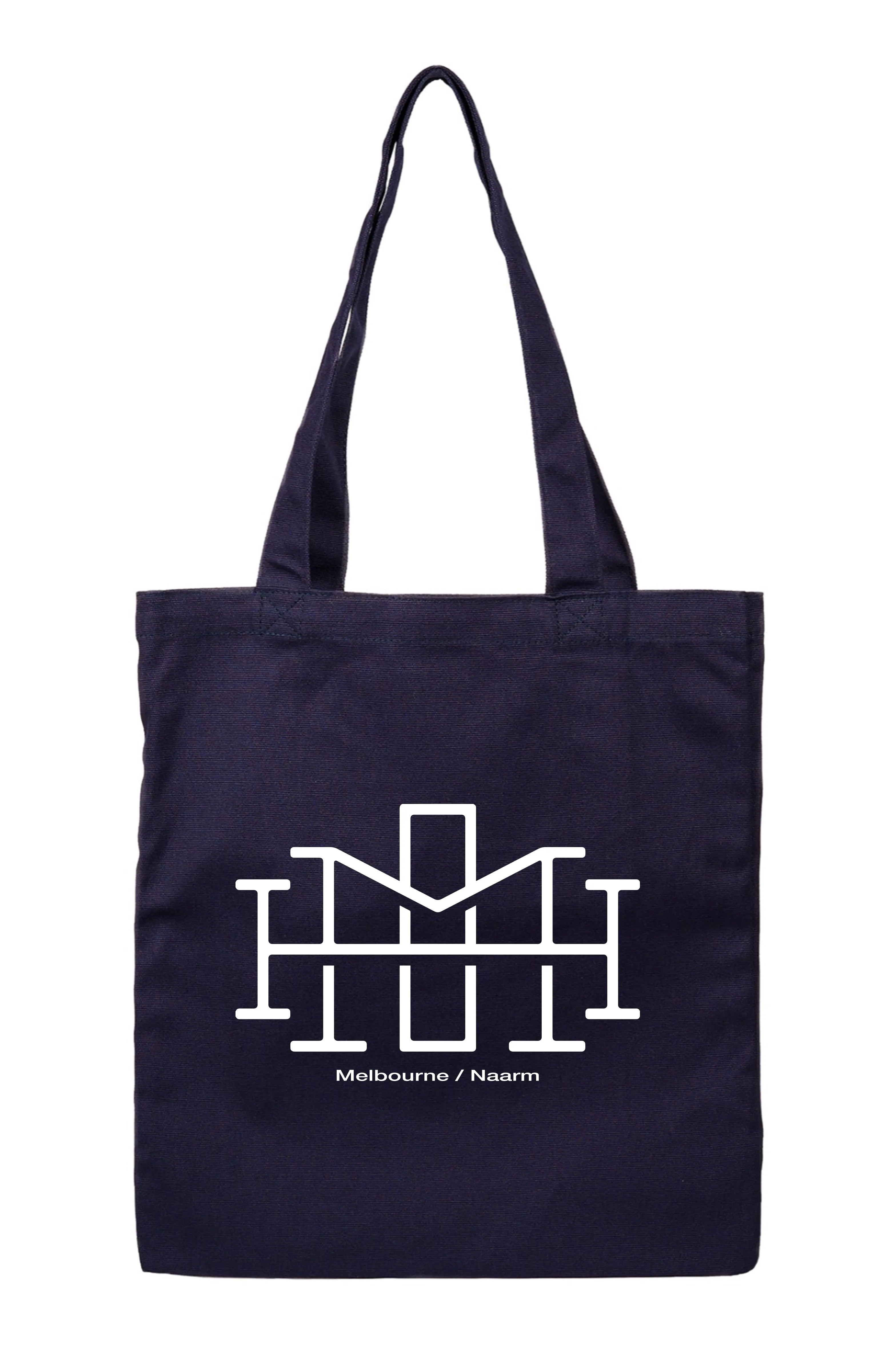 Monogram Tote - Navy