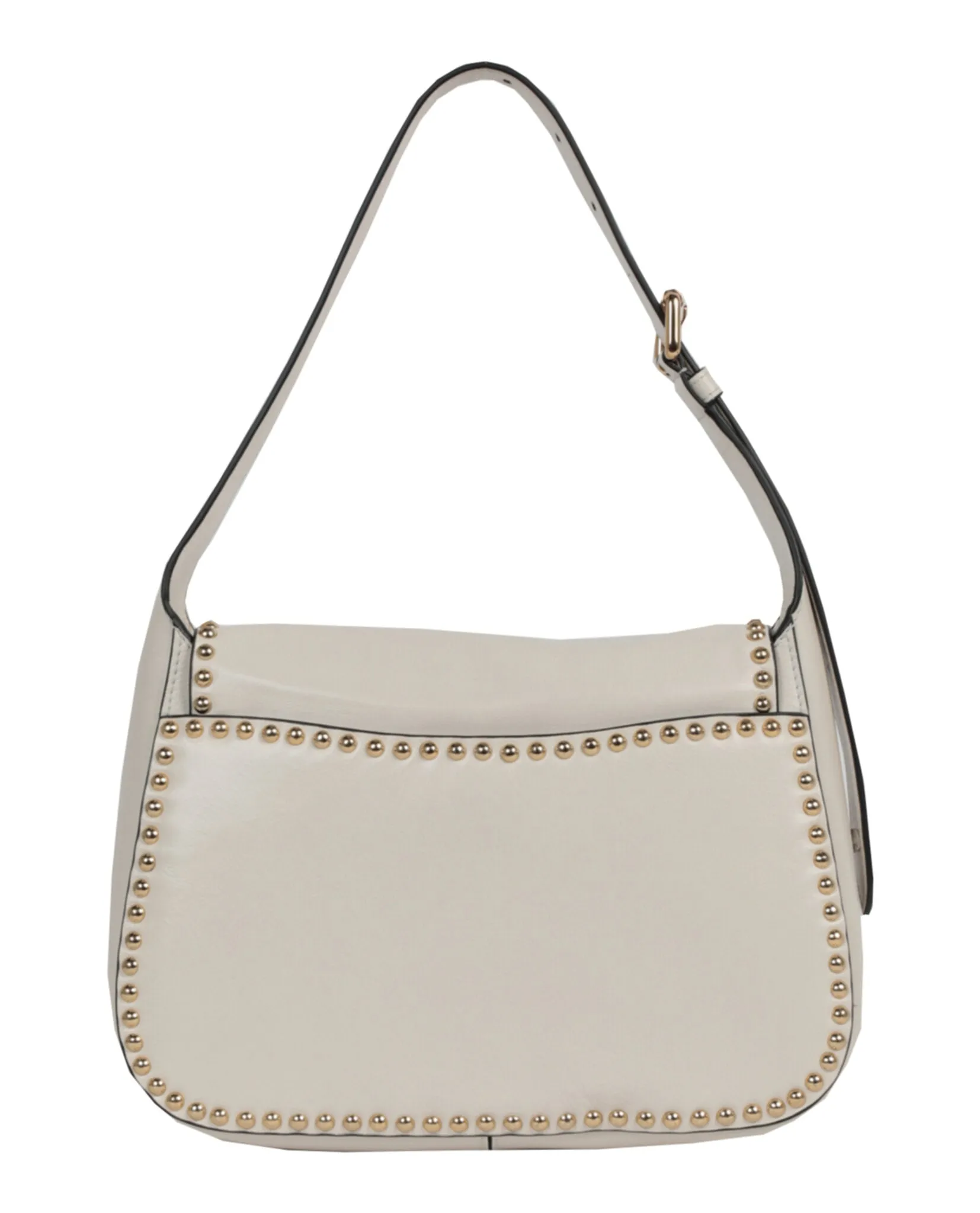 Moschino Studded Leather Shoulder Bag