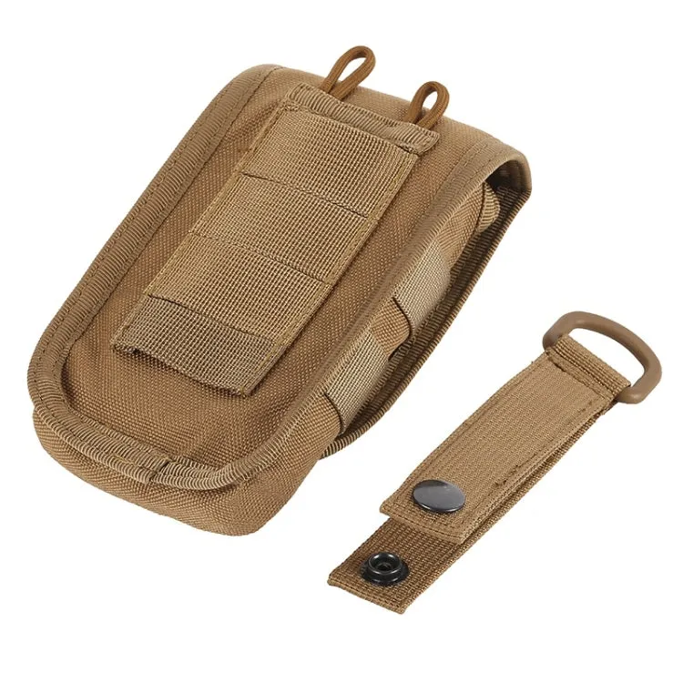 Multifunctional Molle System Waist Bag Outdoor Running Pockets for Mobile Phone under 5.5 inch(Mud)