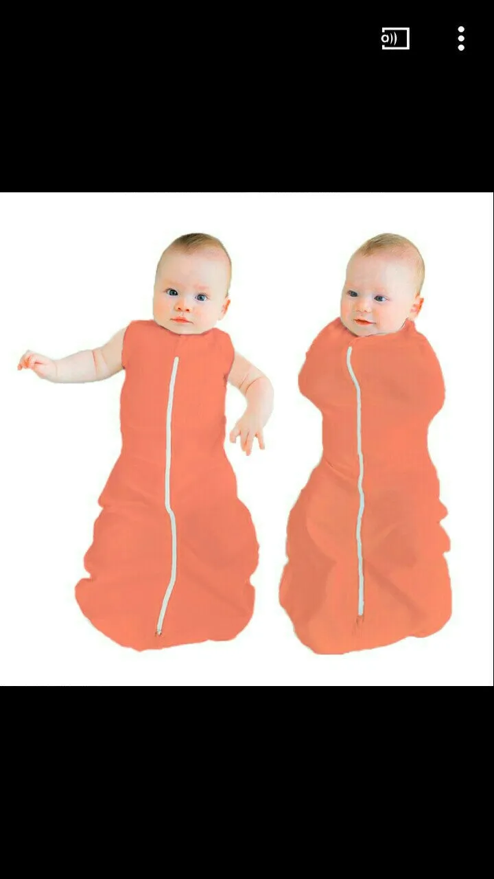 My Stork Story Swaddle Cum Sleep Bag - Orange