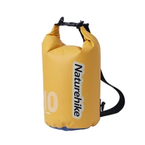 Naturehike Rafting Waterproof Bag Dry Wet Separate Shoulder Bag Outdoor Swimming Pack, Color: 10L Yellow