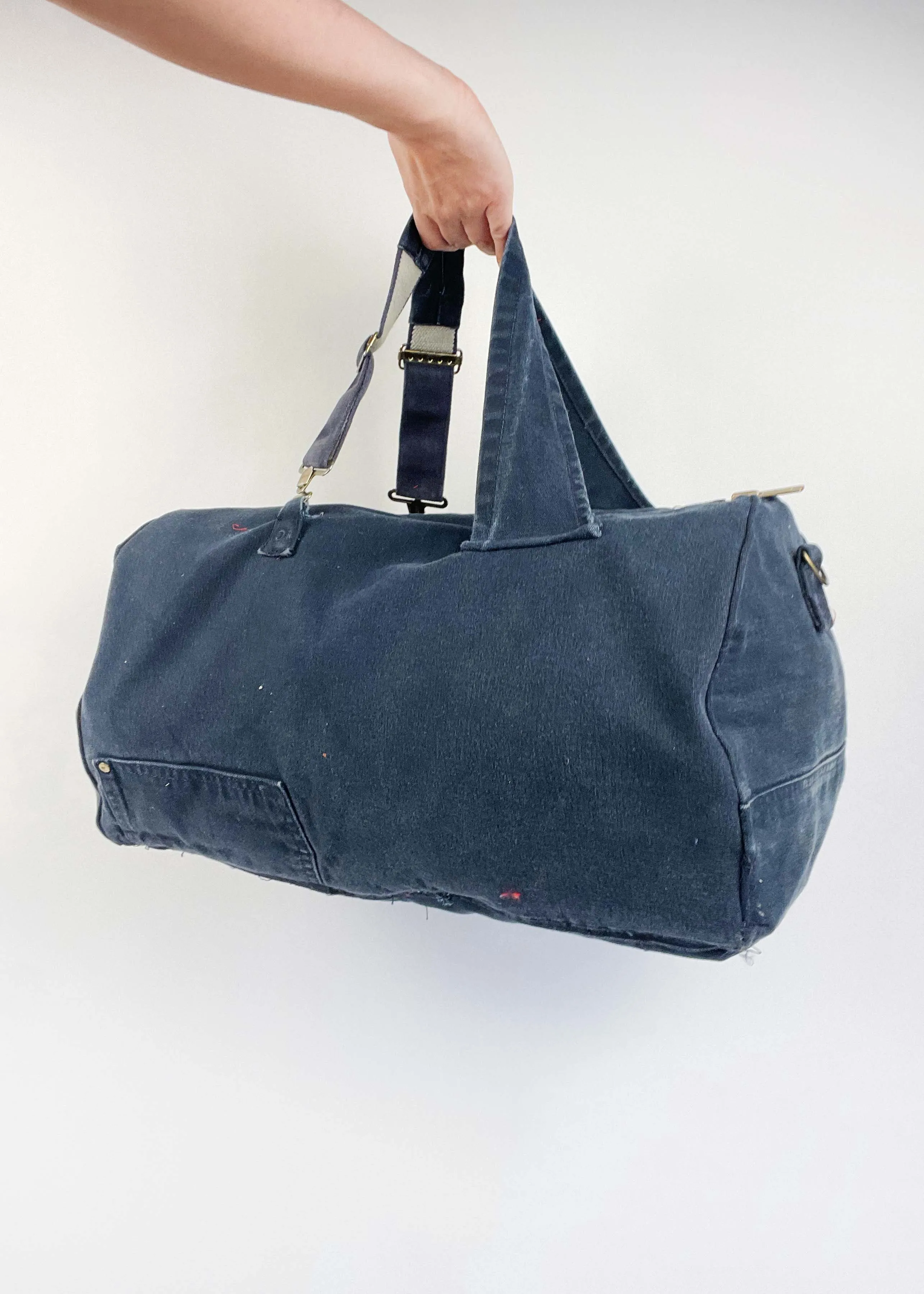 Navy Reworked Carhartt Duffle