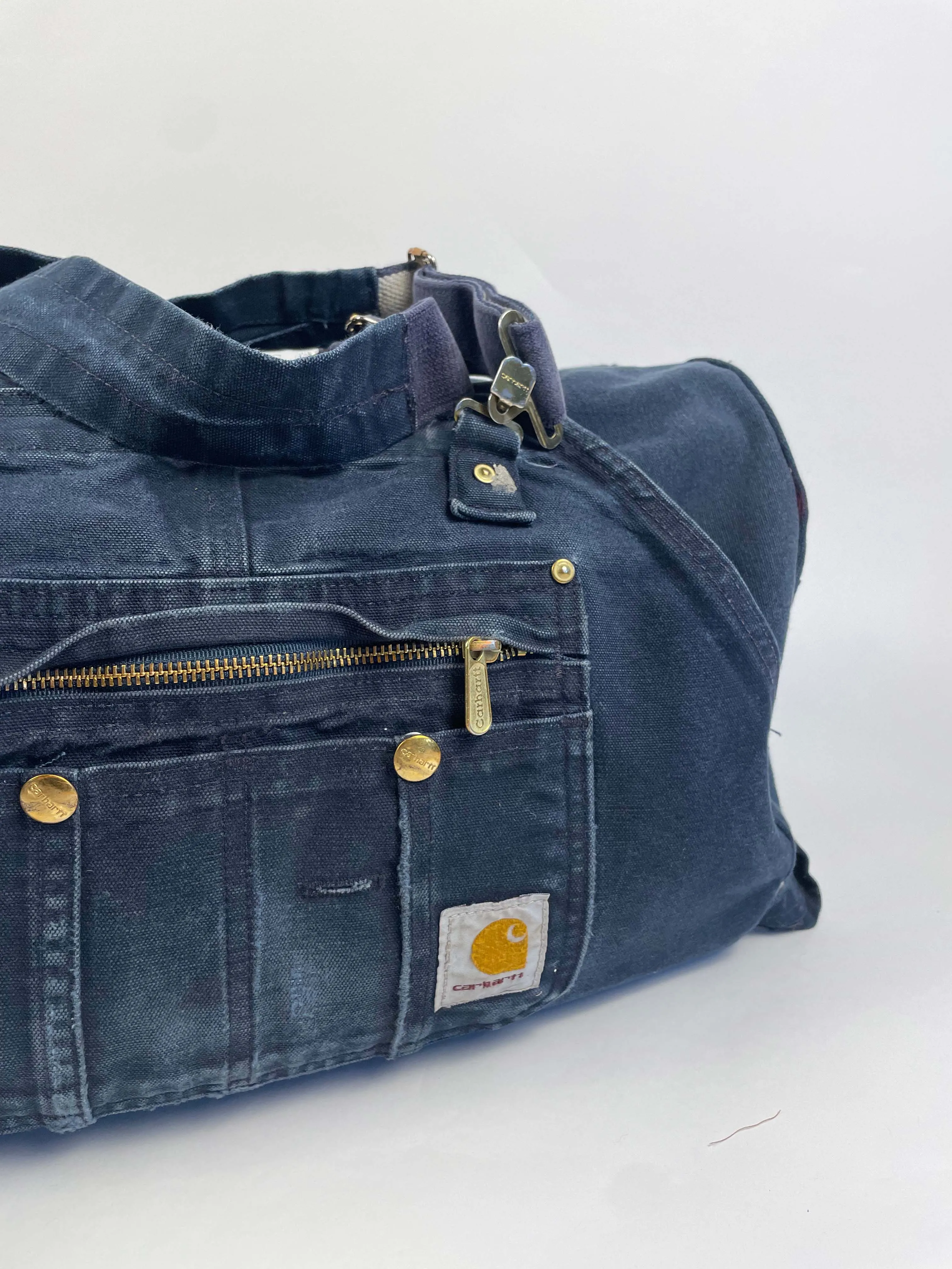 Navy Reworked Carhartt Duffle