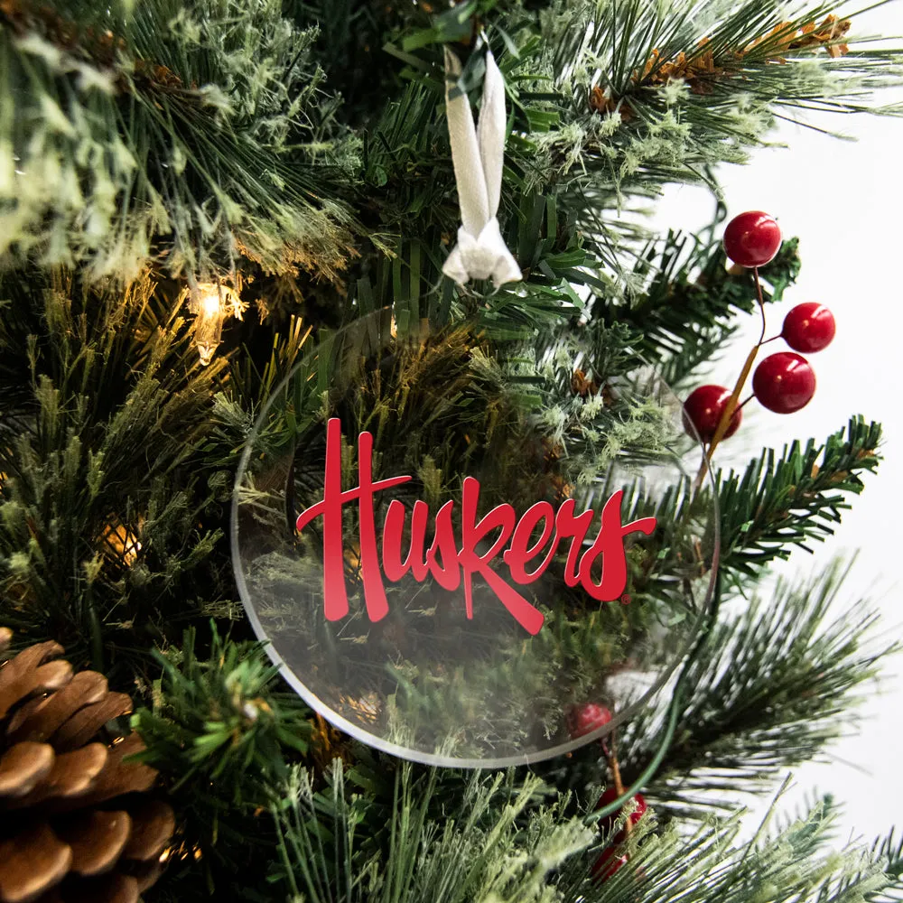 Nebraska Huskers Bag Tag & Ornament