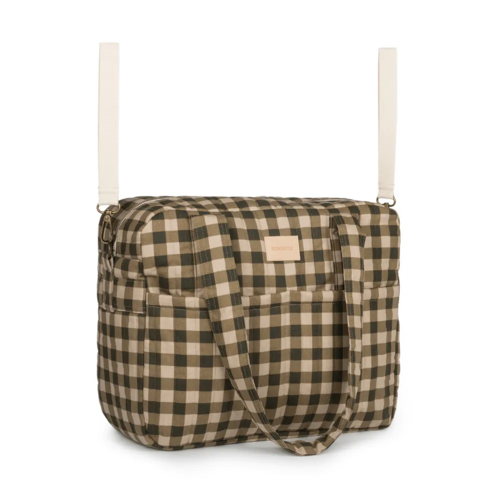 Nobodinoz Hyde Park Waterproof Changing Bag (Green Check)