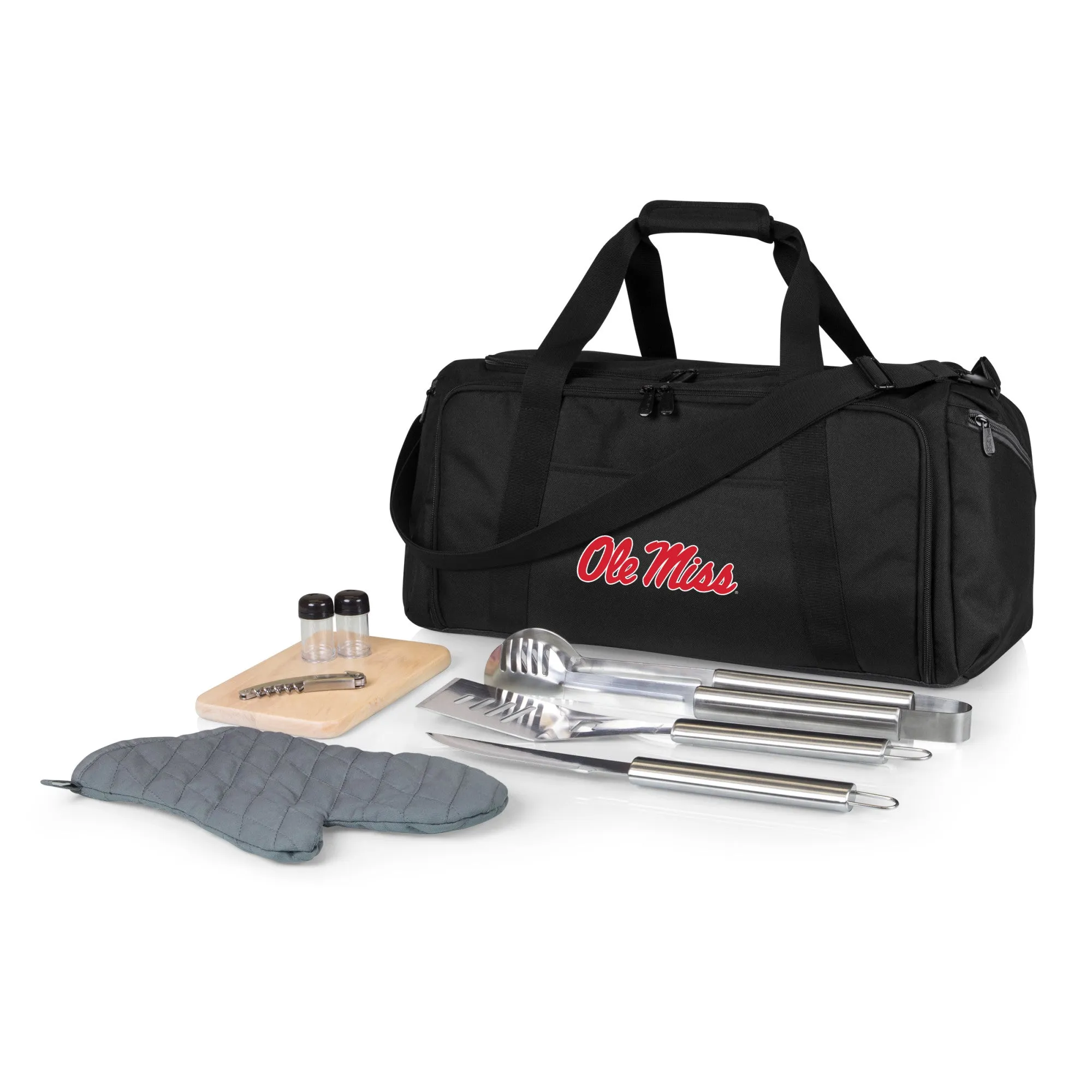 Ole Miss Rebels - BBQ Kit Grill Set & Cooler