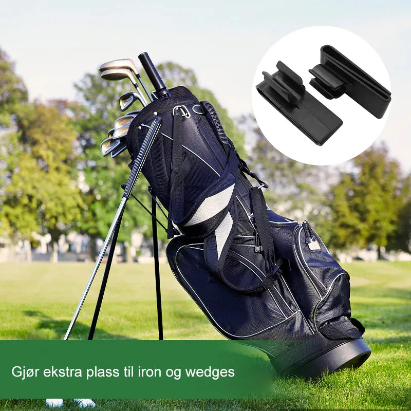 Organizer clips for golf clubs