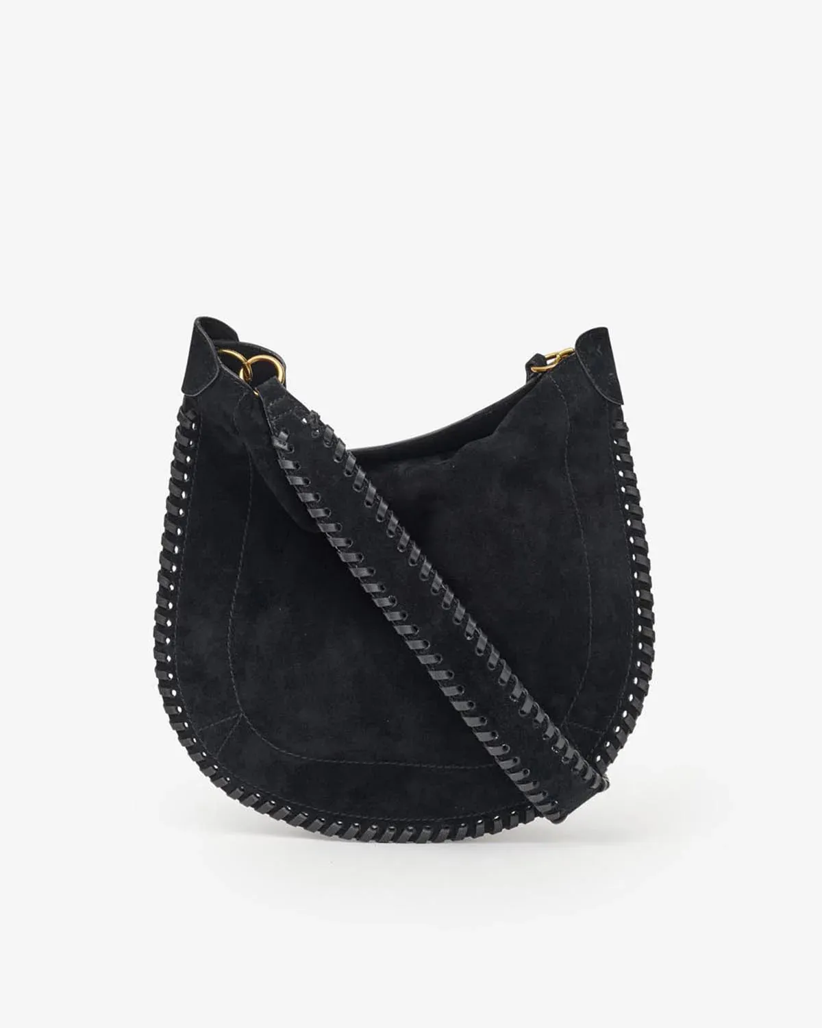 Oskan Soft Shoulder Bag in Black