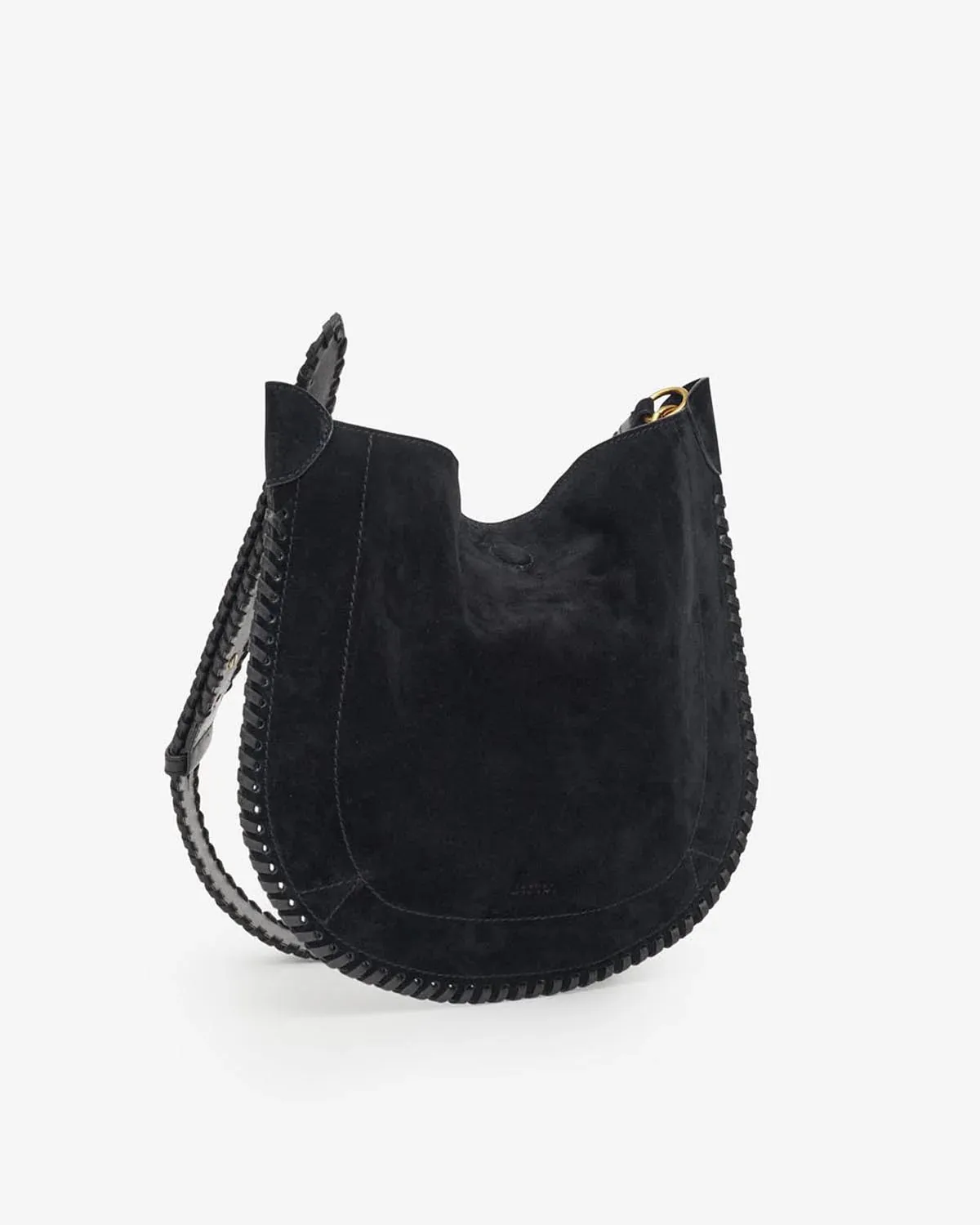 Oskan Soft Shoulder Bag in Black