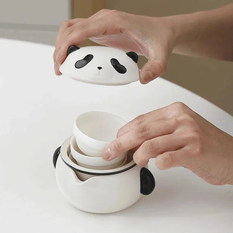 Panda Portable Tea Set - Traveling teaset