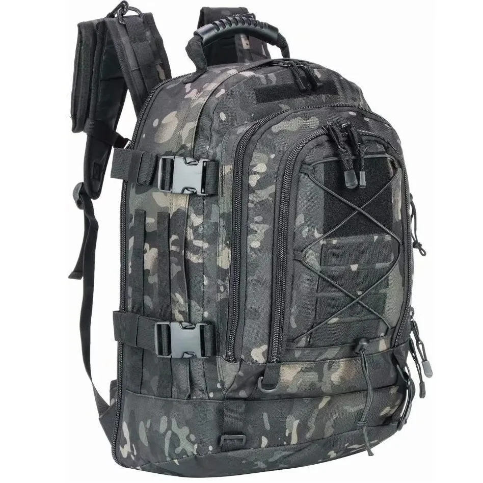 PANS Backpack for Men Large Military Backpack | Black-multicam