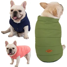 Pet clothes dog bulldog windproof cotton vest