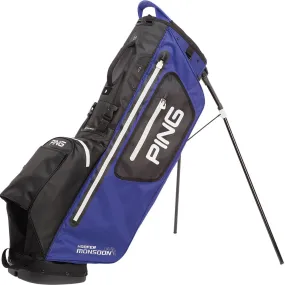 Ping Hoofer Monsoon Waterproof Stand Bag - Cobalt Blue/Black