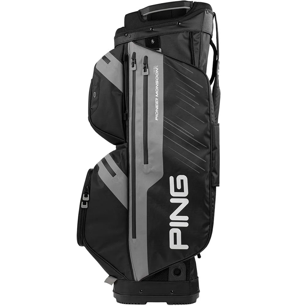 Ping Pioneer Monsoon 231 Waterproof Cart Bag - Black/Blue