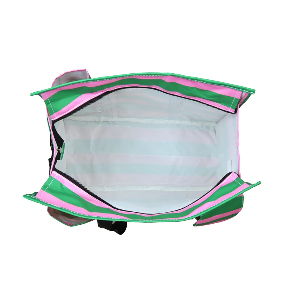 Pink Peppermint NGIL Zippered Caddy Organizer Tote Bag