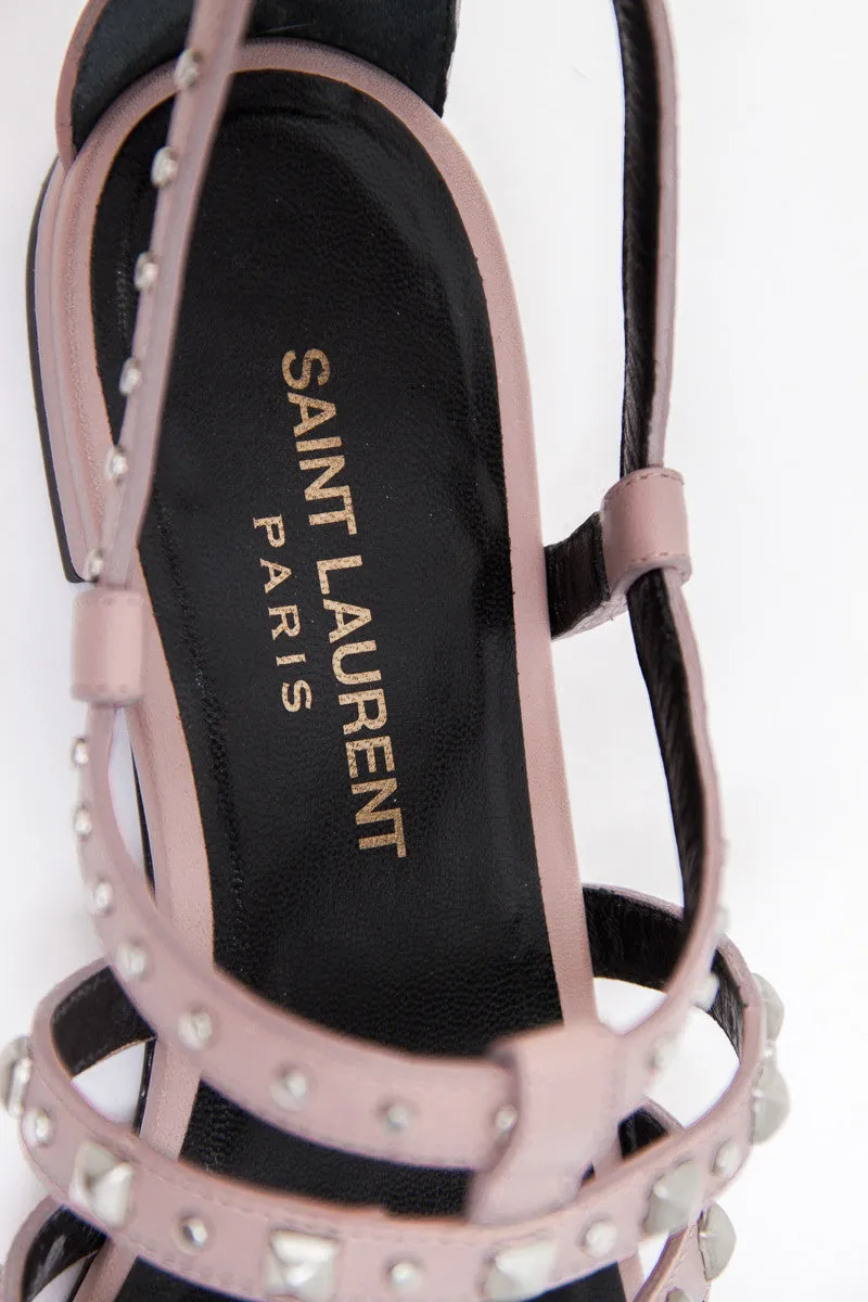 PINK STUDDED SANDALS