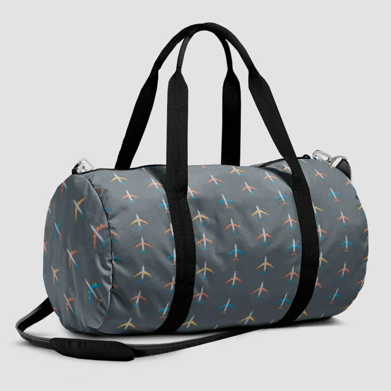 Planes Grey Sky - Duffle Bag