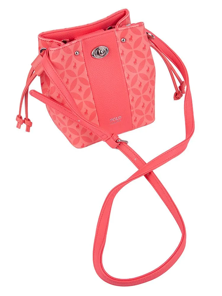 Polo Belize Mini Bucket Sling | Coral