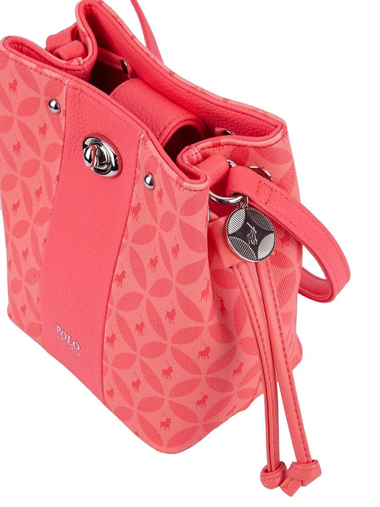 Polo Belize Mini Bucket Sling | Coral