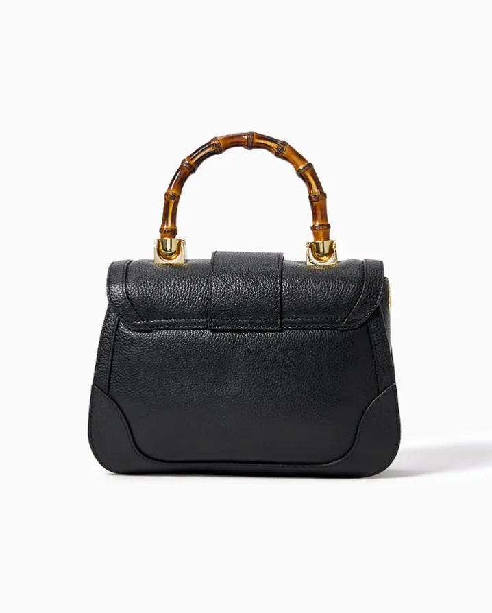 PONCEY LEATHER TOP HANDLE BAG