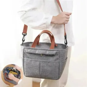 Portable Insulated Lunch Box Lunch Bag Shoulder Bags For Picnic Outdoor