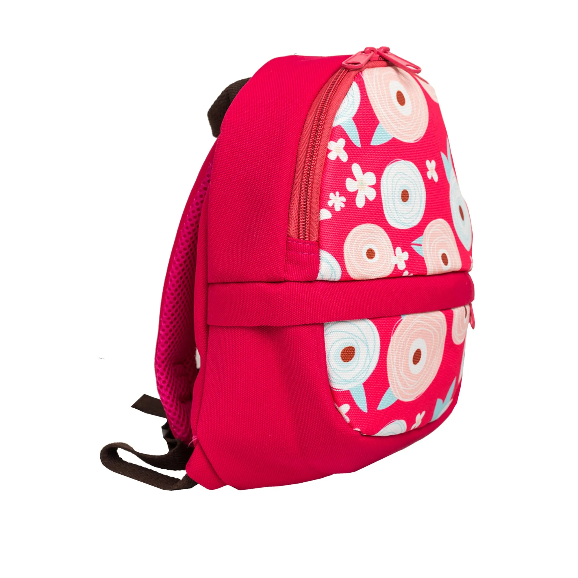 Printed Flower Backpack - Pink