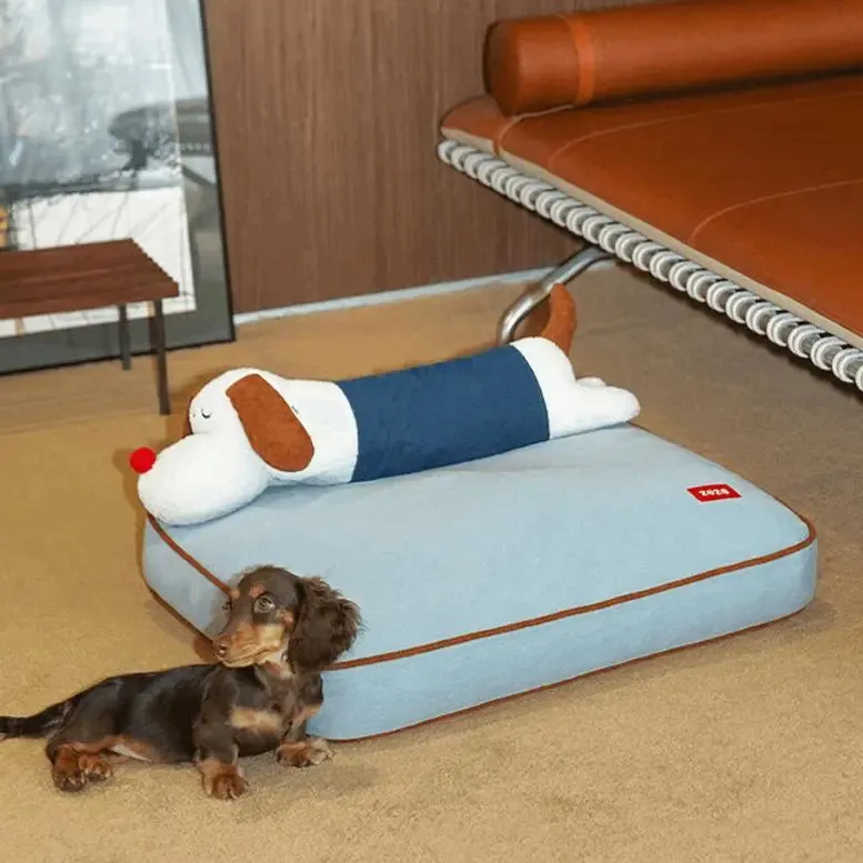 Puppy Denim Pet Bed – Stylish & Cozy Pet Bed for Dogs and Cats