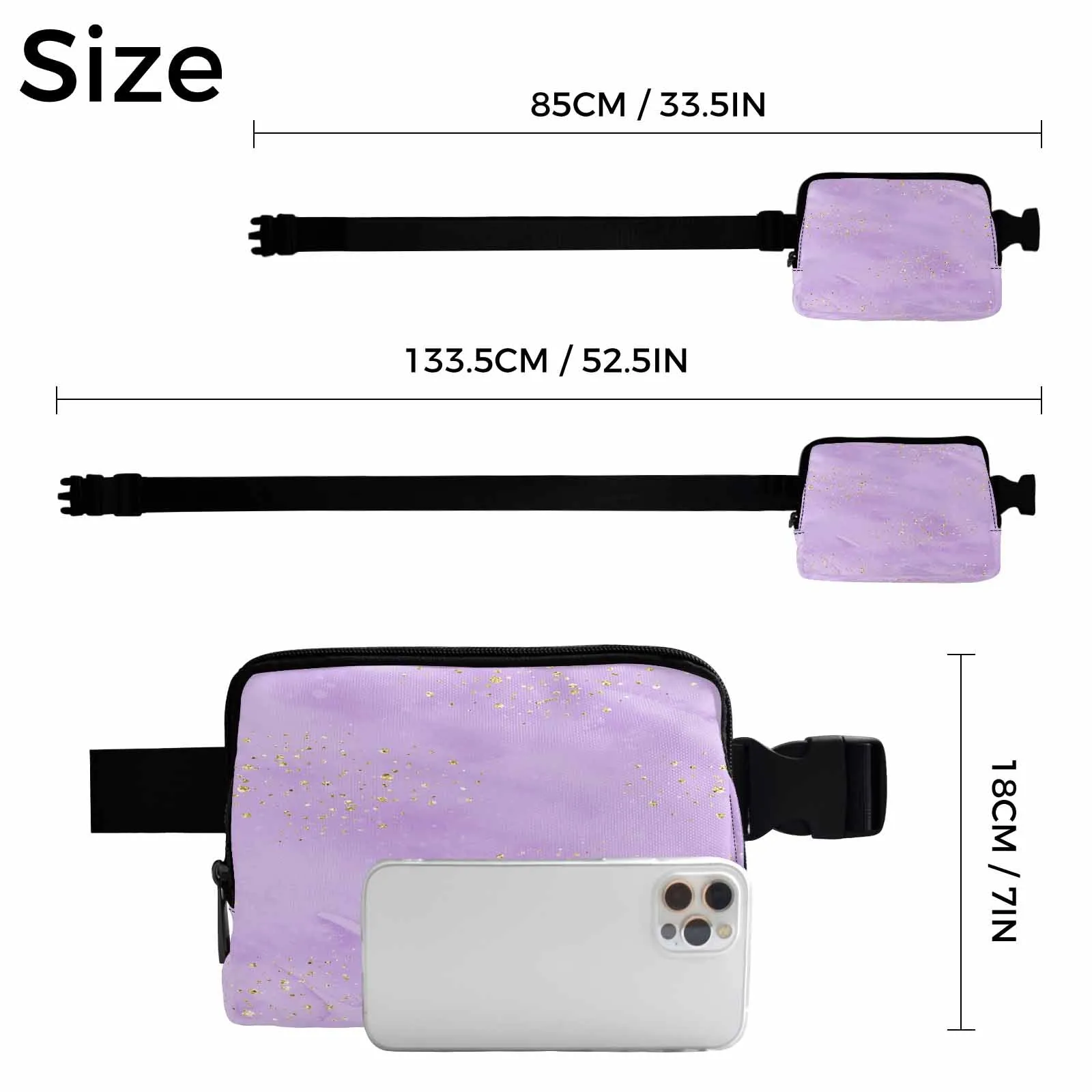 Purple Dreams  Belt Bag