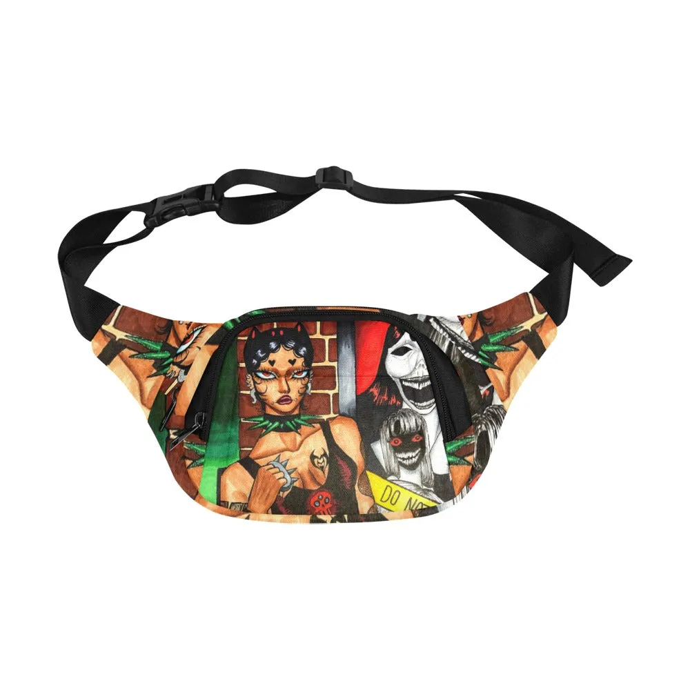 Quin 3 Unisex Fanny Pack / Waist Bag With Front Pocket