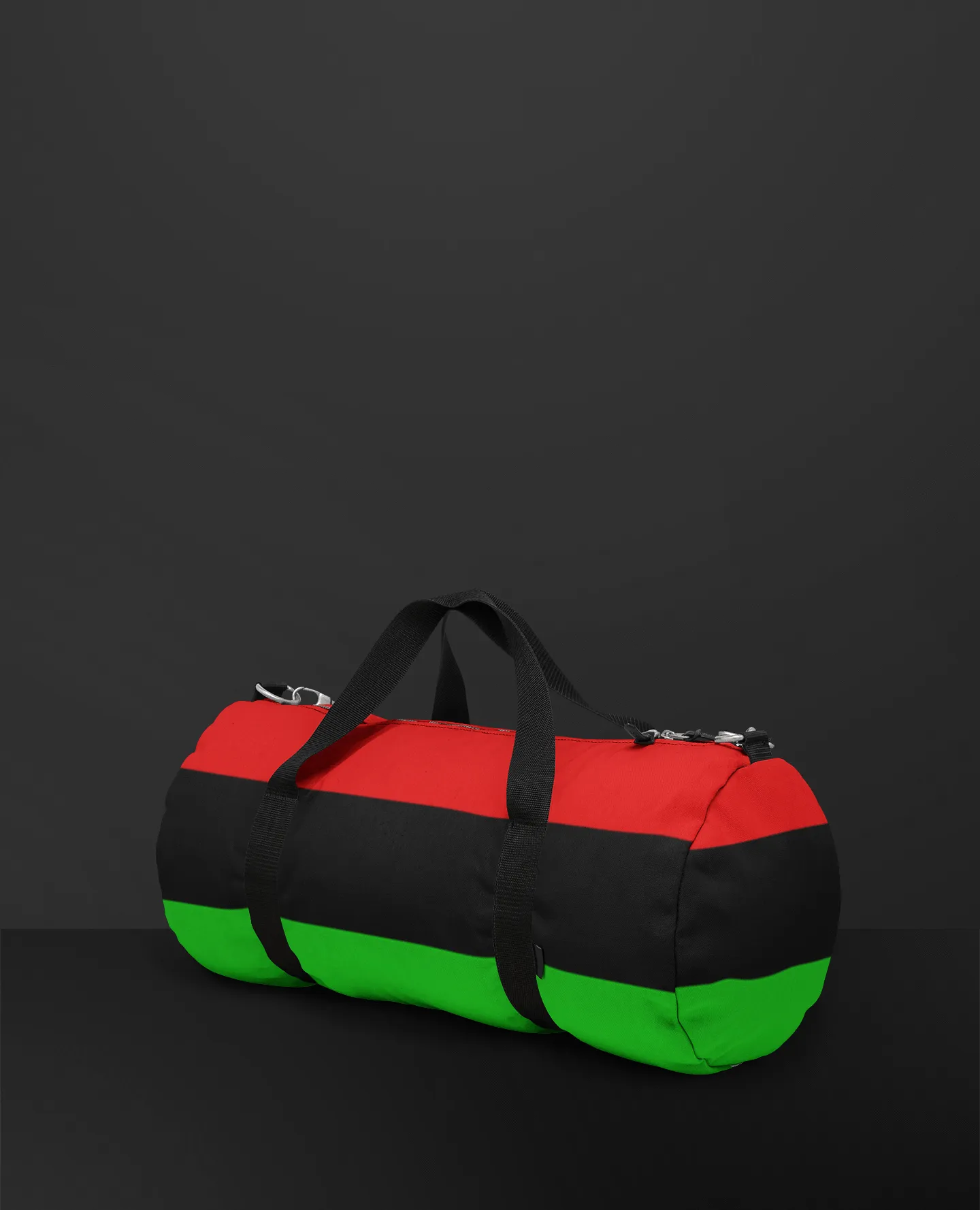 RBG Flag Afrocentric Waterproof Travel Duffle Bag