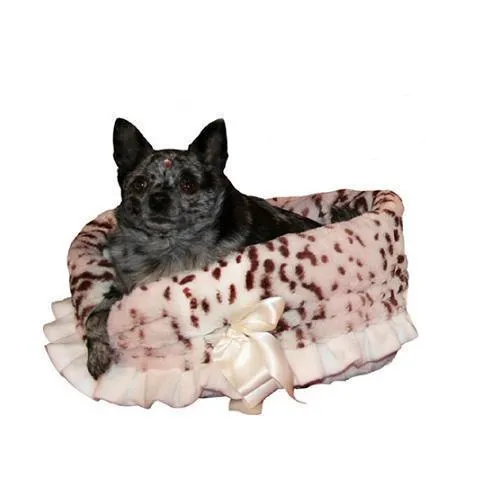 Reversible Snuggle Bug Dog Carrier Snow Leopard