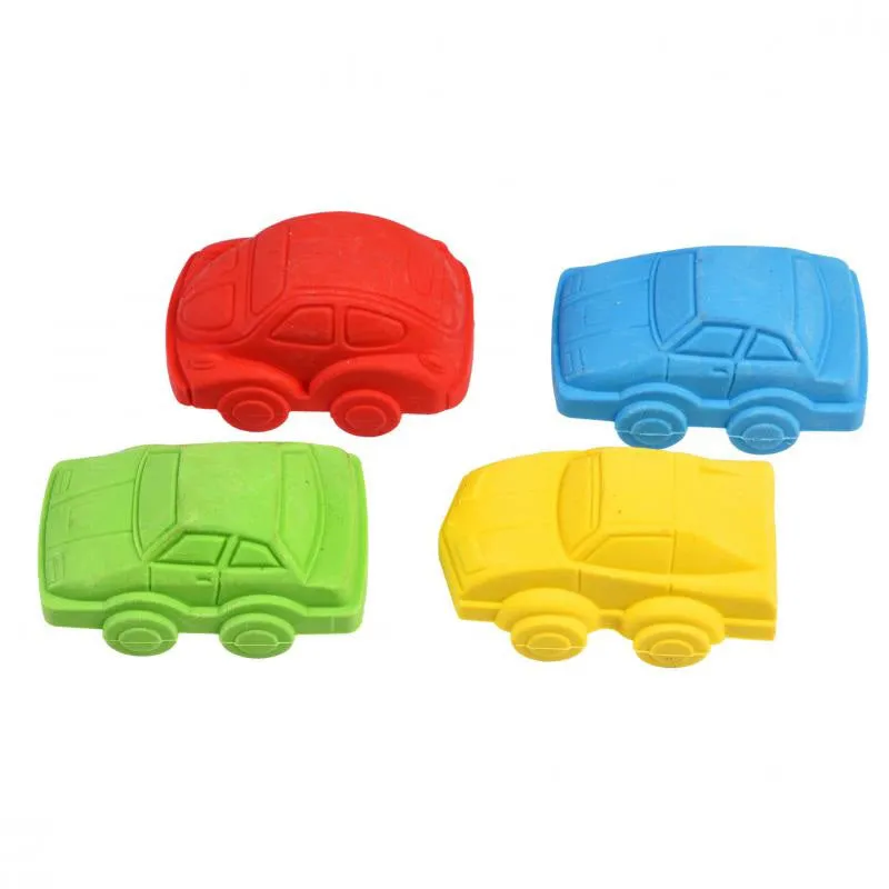 Rex Car Erasers (Set of 4) - Road Trip