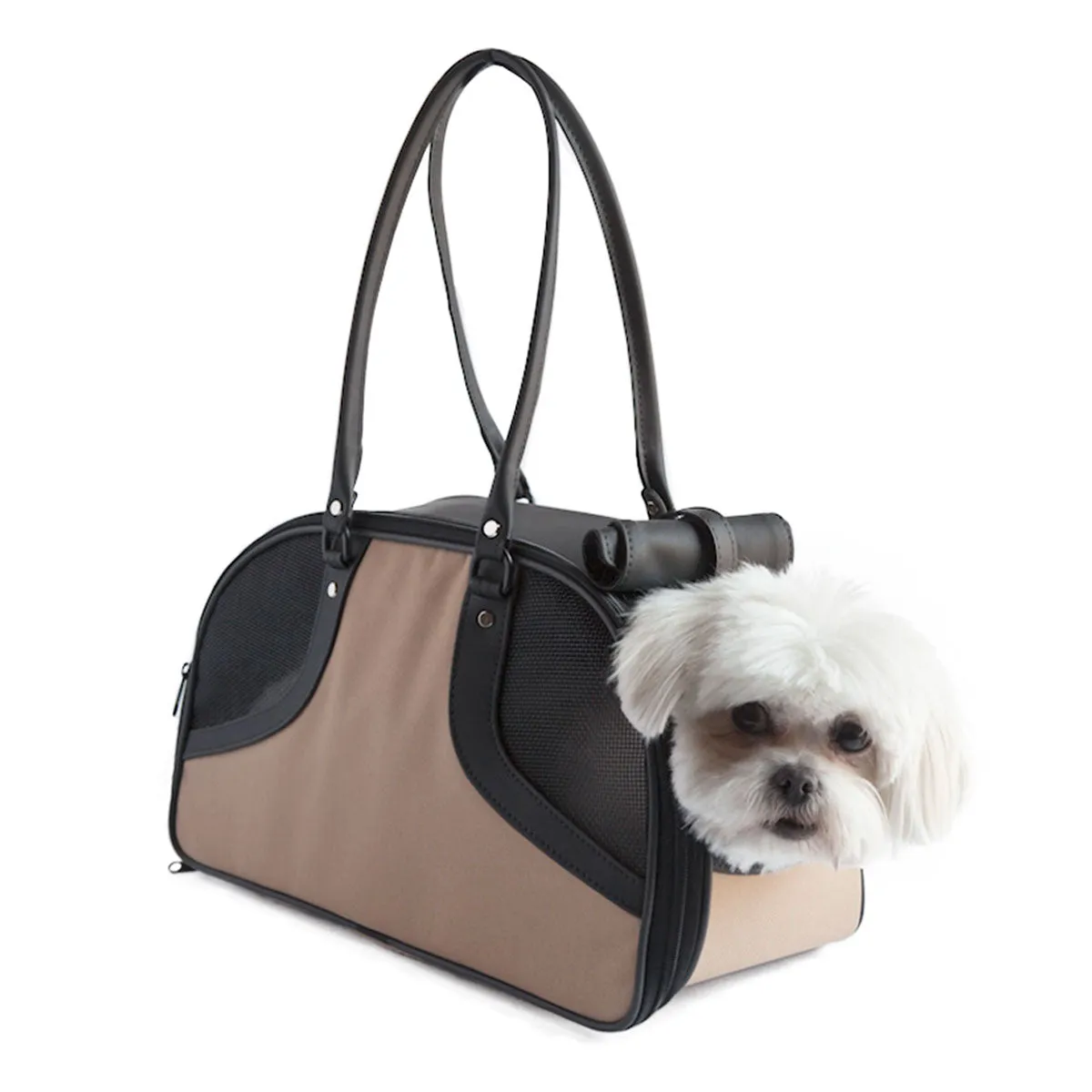 Roxy Pet Carrier - Khaki & Black