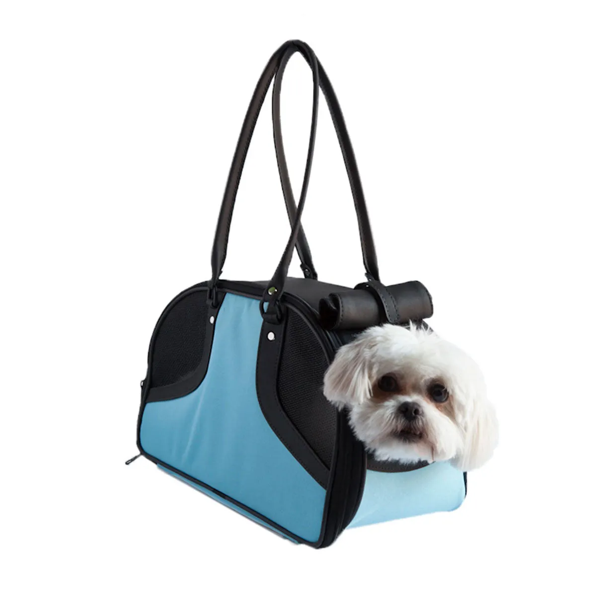 Roxy Pet Carrier - Turquoise & Black