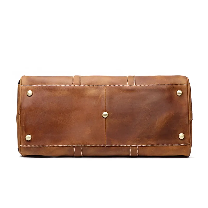 Rustic Roamer Crazy Horse Leather Duffle Bag