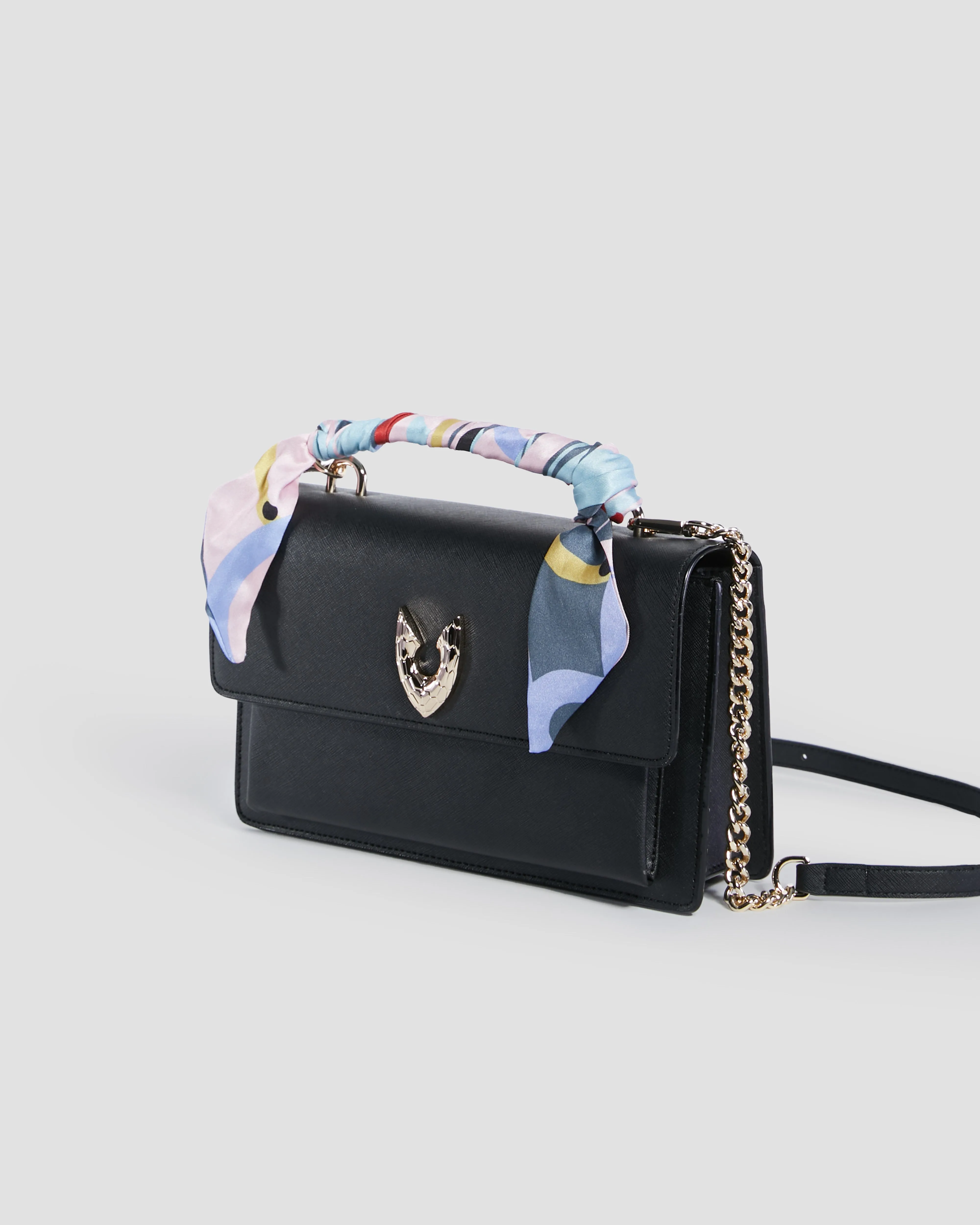 Scarf Detailed Crossbody Bag