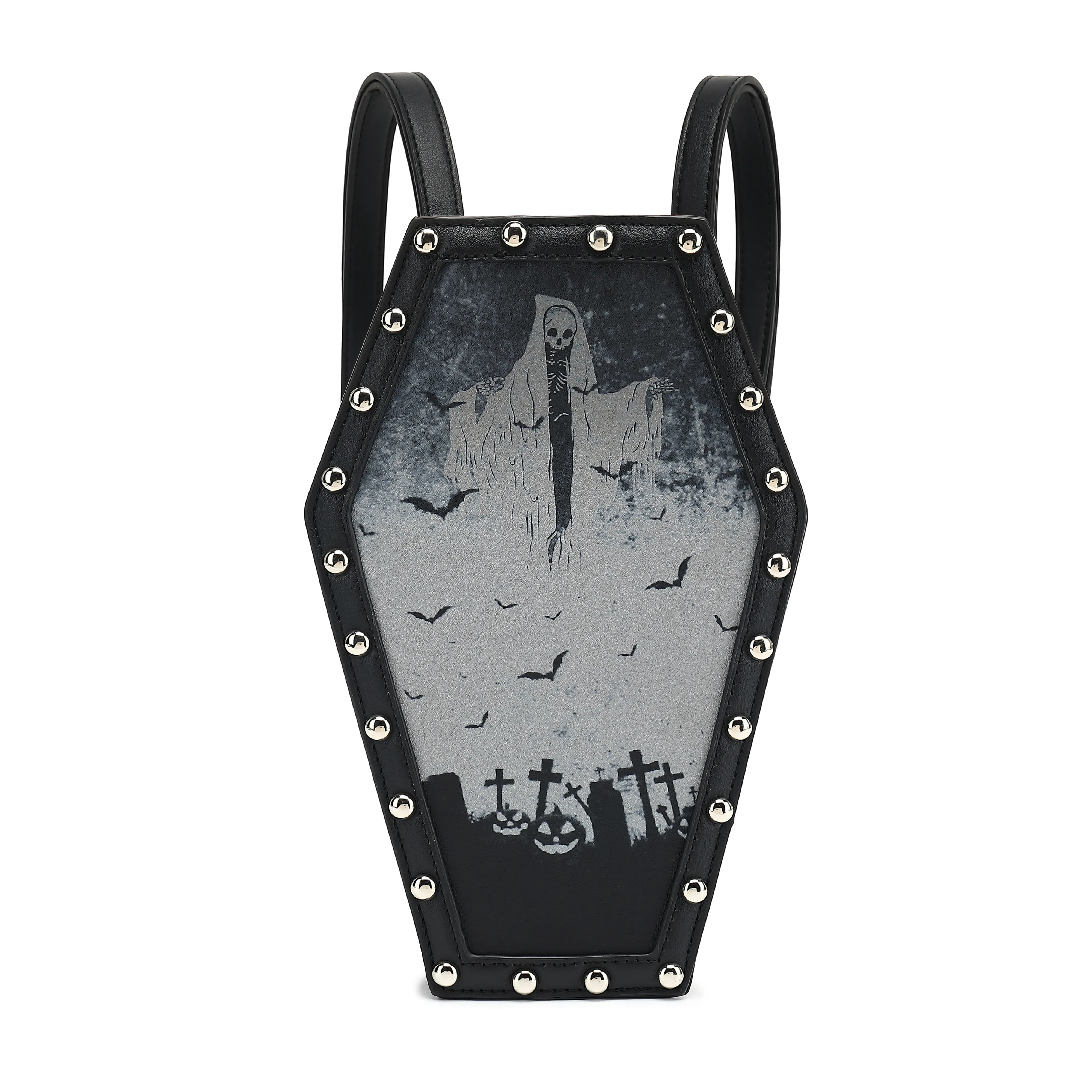 Scarleton Studded Coffin Bag H209201D